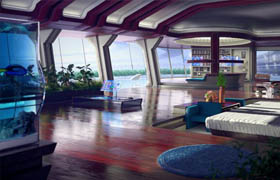 Evermotion sci-fi Interior