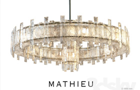 Regis Mathieu, Lustrerie Saturne chandelier