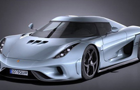 Koenigsegg Regera 2017 - 3D Model