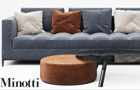 Minotti ANDERSEN QUILT Sofa
