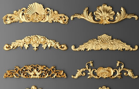 Set stucco decoration.
