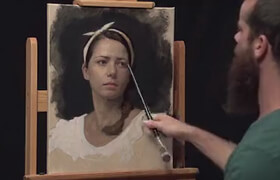 Stream line art video - cesar santos secrets of portrait painting