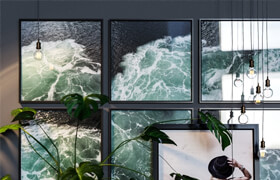 Decorative set (Wave)