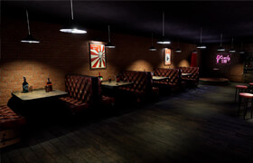 Artstation - Sammie's Bar Environment - unreal model