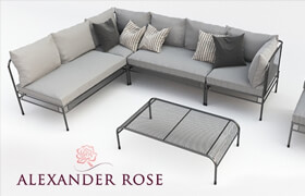 A set of outdoor furniture &quot;Alexander Rose&quot; - Portofino