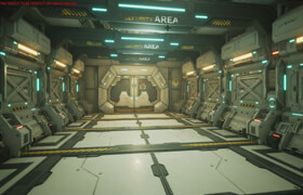 Gumroad - Eric Huang 3D PBR Sci Corridor Tutorial For Game Production