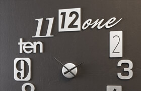 Wall clock Numbra