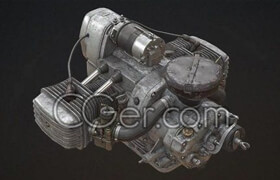 Opposite Engine (max, fbx, obj) 3D model
