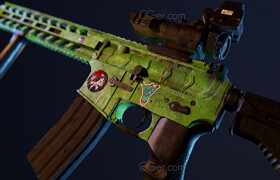 Artstation - Zombie Slayer Assault Rifle