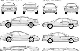 All Vehicle Technical Drawings Ai CDR EPS
