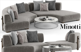 Minotti Florida sofa set 1