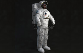 ​Turbosquid - Astronaut Rigged - 3dmodel