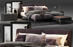Poliform Park Uno Bed