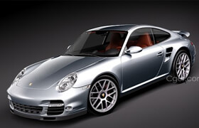 Squir - Porsche 911 turbo 2010 coupe - 3D Model