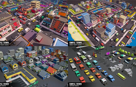 Syntystore - Simple Town - Cartoon Assets
