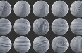 Artstation - AMIR KABIRI - 50 Wood Alpha