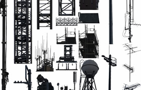 PhotoBash - Rooftop Structures