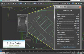 SplineData - 3ds Max 样条曲线信息工具
