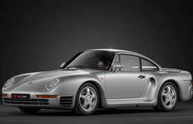 Free 3D Model 1987 Porsche 959  Luis Lara