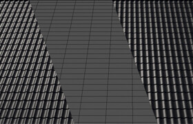 Freebie #4 Rooftile Displacement Map  Darstellungsart