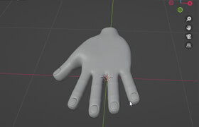 Udemy - Low Poly Hand Modelling In Blender vol 1  ​