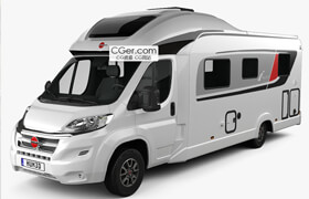 3DModels - Burstner Ixeo IT 734 G Motorhome - 模型