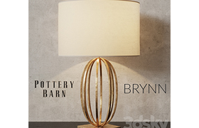 Pottery Barn BRYNN Brass Table Lamp