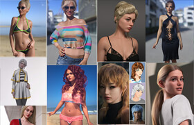 Daz 3D Poser Bundle 4 April 2025