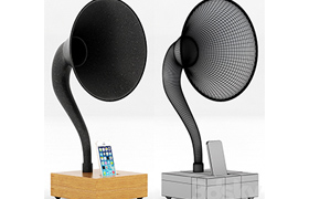 Restoration Hardware iPhone Gramophone Walnut