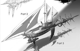 Foundation Patreon - Final Fantasy Inspired Airship Bundle (Parts 1-3)