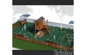 Children playground Forest House Playground