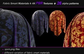 Flippednormals - 50 High Quality Fabric Smart Material Bundle