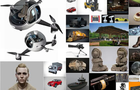 PBR Game Cars Sketchfab 3D-Models Bundle 3 June 2025