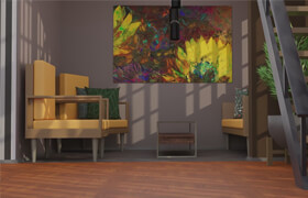 Udemy - Create stunning Studio Apartment with Blender 3D