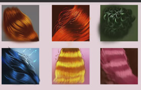 Udemy - Digital Hair Painting Masterclass Realistic Techniques