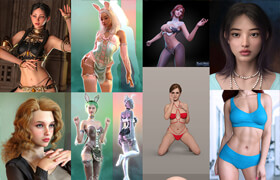 Daz 3D Poser Bundle 2 July 2025