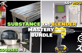 Udemy - Substance Painter and Blender Mastery Bundle 4 in 1