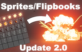 Sprite Particles for Realtime VFX With GeoNodes
