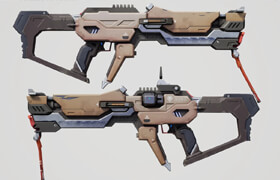 FastTrackTutorials - Creating Low-Poly Stylized 3D Weapons in depth Tutorial Course