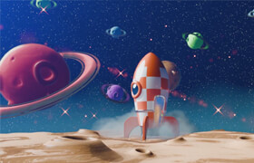 Udemy - Blender Space Adventure 3D Modeling Animation