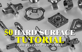 Artstation - 50 Hard Surface Kitbash + Full Process Tutorial by Vizyon Designers