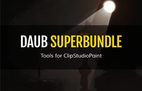 DAUB SuperBundle - 572+ Pro Tools and 60+ Textures for Clip Studio Paint - 笔刷