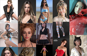 Daz 3D Poser Bundle 4 Aug 2025