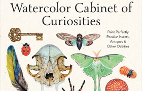 Watercolor Cabinet of Curiosities Paint Perfectly Peculiar Insects, Antiques & Other Oddities (True EPUB) - book