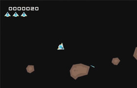 ZerotoMastery - Level Up Build an Asteroids Space Shooter with Unity