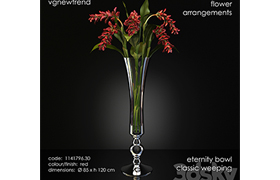 A flower in a vase vgnewtrend, flower arrangements, eternity