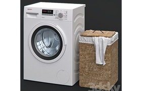 Washing machine and laundry basket
