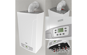 Gas heating boiler wall Baxi Eco 4S