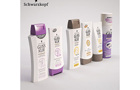 Set Gliss Kur shampoo, conditioner, nail