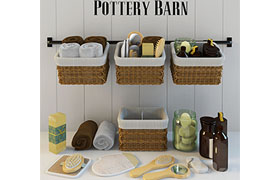 Decor for bathroom Pottery barn